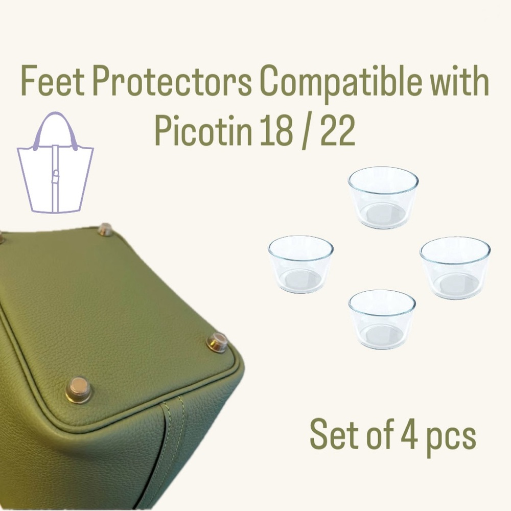 Bag Feet Protectors Compatible with Picotin 18/22